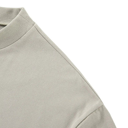 Essentials T-shirt shoulder and side panel in light gray