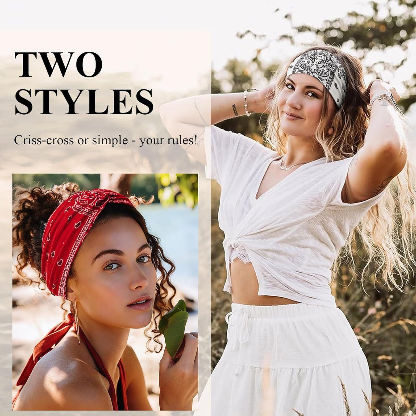 Womens Styling Retro Printed Headband - üî•
