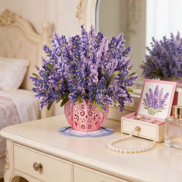 üíå Forever-Blooming 3D Flower Pop-Up Card‚Äì Personalized Love Message & Everlasting Bloom üéÅ