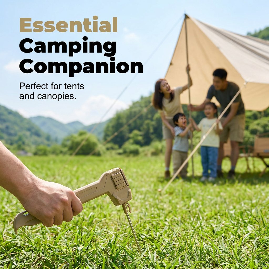 üî®üèïÔ∏èMultifunctional Camping Hammer & Tent Stake Puller‚ú®