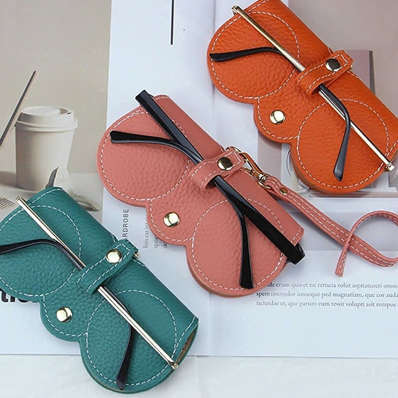 ‚ú®Soft PU Leather Sunglasses BagüëìÔ∏è