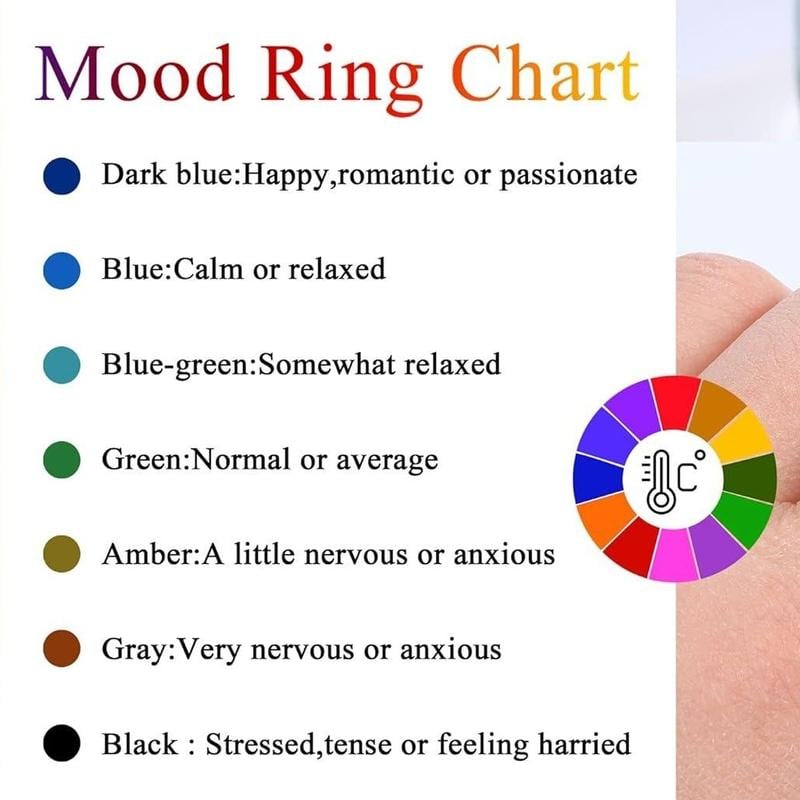 üéÅExquisite Color Change Mood Rings Moonstone for Women