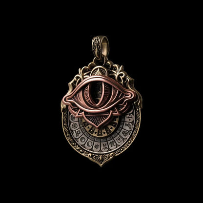 üëÅÔ∏è‚Äçüó®Ô∏èHandmade Tarot Vision Pendant: Connect to Cosmic Wisdom Anytime(Cheat Sheet Included)