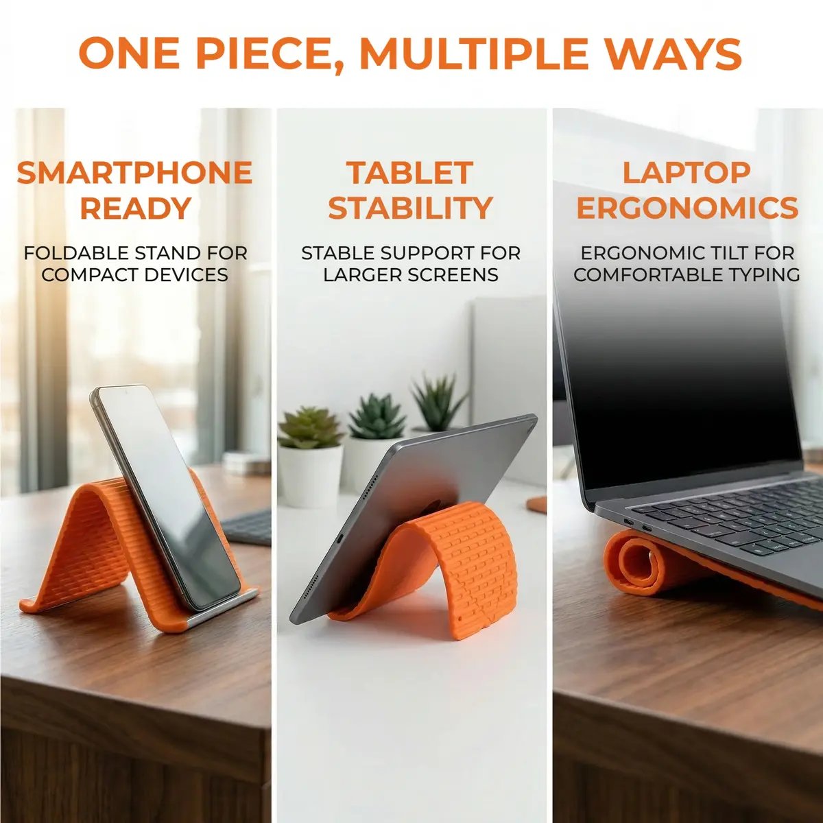 üî•Flexible silicon  Phone holder stand, Bendable Rollable Foldable Design