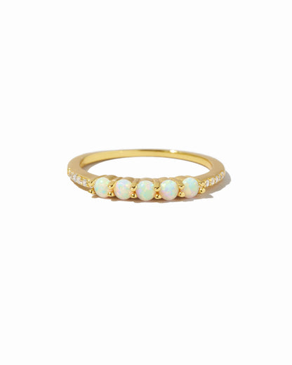 5 Stone Opal Ring