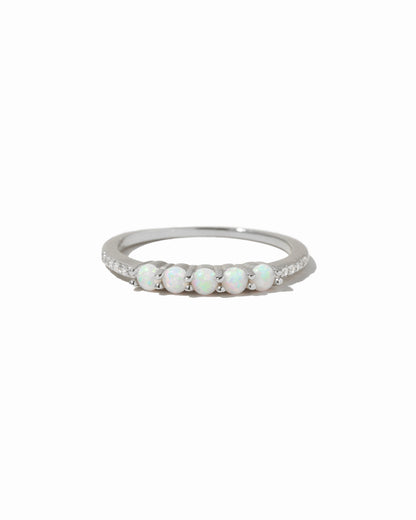 5 Stone Opal Ring