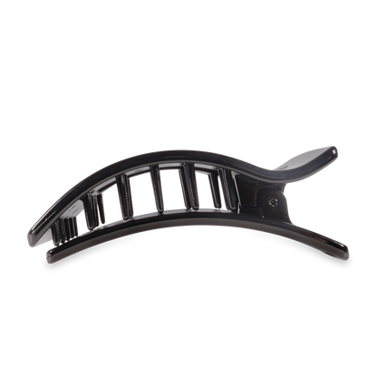 Flat Rectangle Hair Clip | Large | Jet Black - B Social Boutique