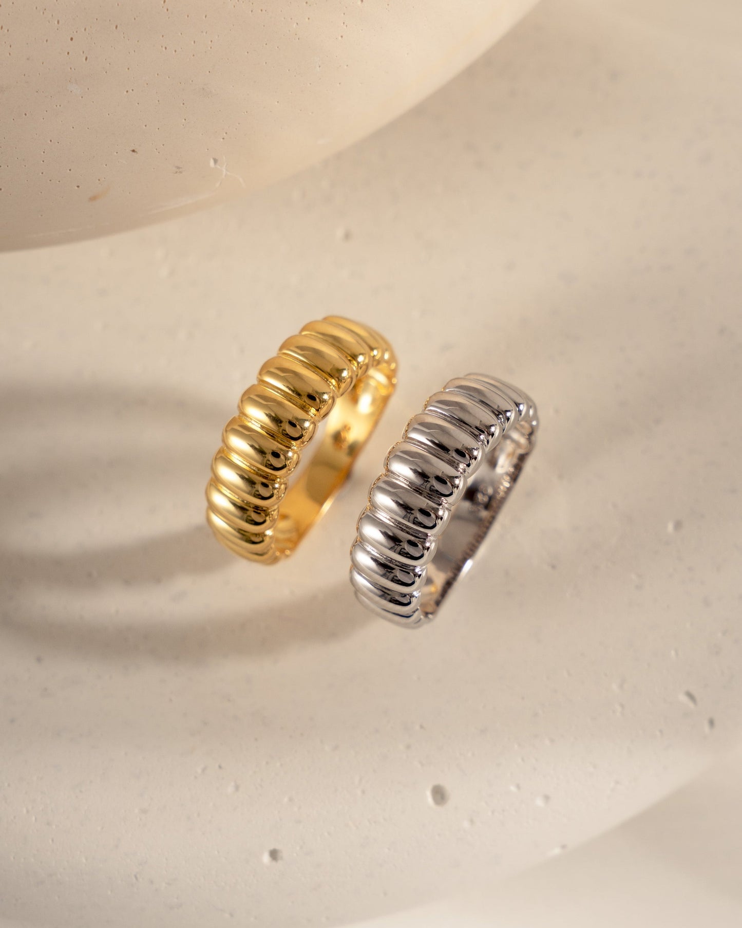 Fluted Statement Ring