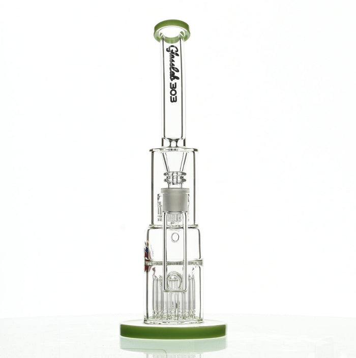 GLASSLAB 303 GLBCTR MILKY GREEN ACCENTS - Smoke Spot Smoke Shop
