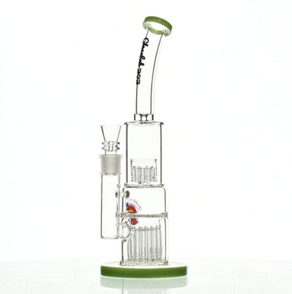 GLASSLAB 303 GLBCTR MILKY GREEN ACCENTS - Smoke Spot Smoke Shop