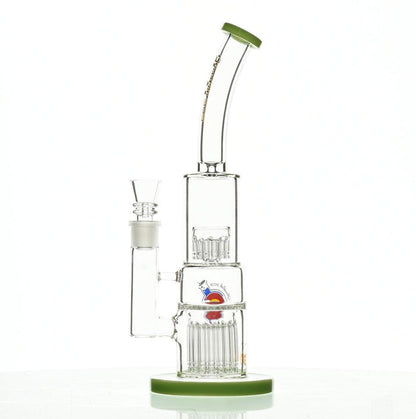 GLASSLAB 303 GLBCTR MILKY GREEN ACCENTS - Smoke Spot Smoke Shop