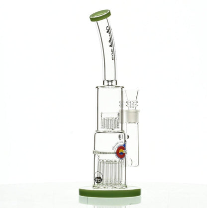 GLASSLAB 303 GLBCTR MILKY GREEN ACCENTS - Smoke Spot Smoke Shop