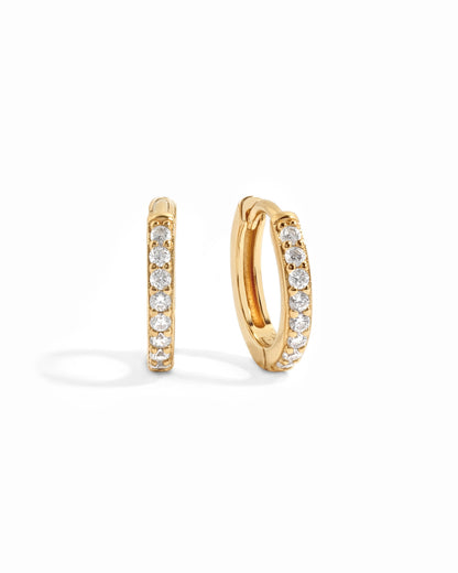 11mm Diamond Huggies (Multiple Sizes Available)