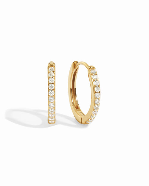 16mm Diamond Huggies (Multiple Sizes Available)