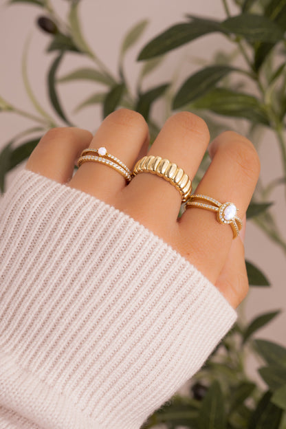 Diamond Birthstone Eternity Rings