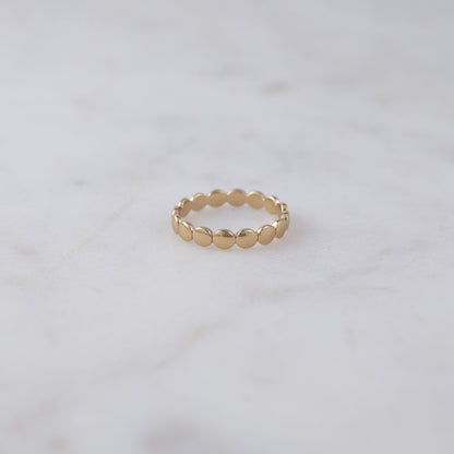 Flat Beaded Ring