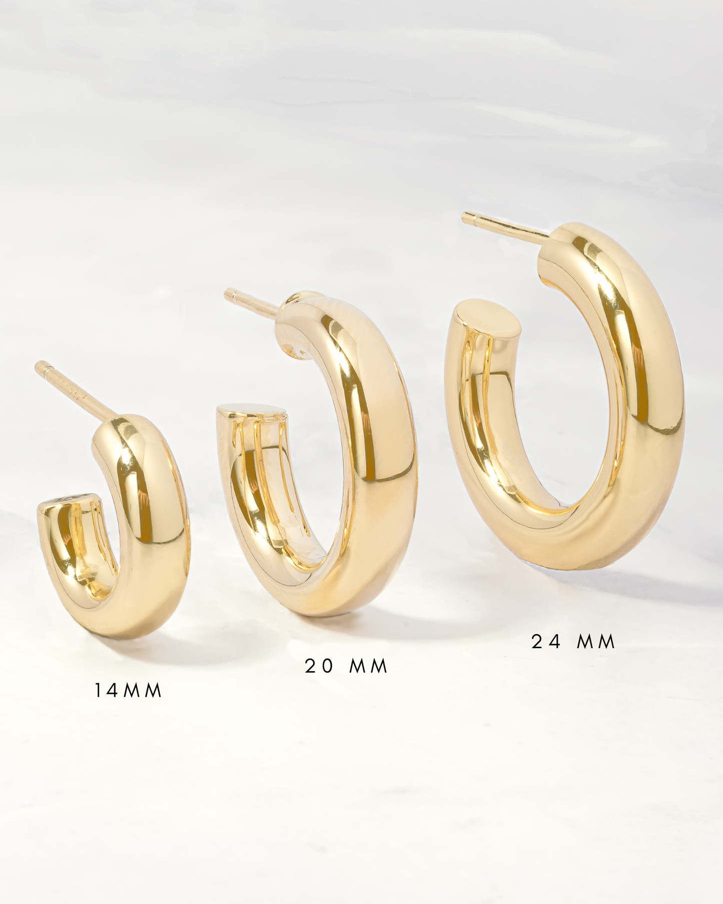 14mm Chunky Tube Hoops