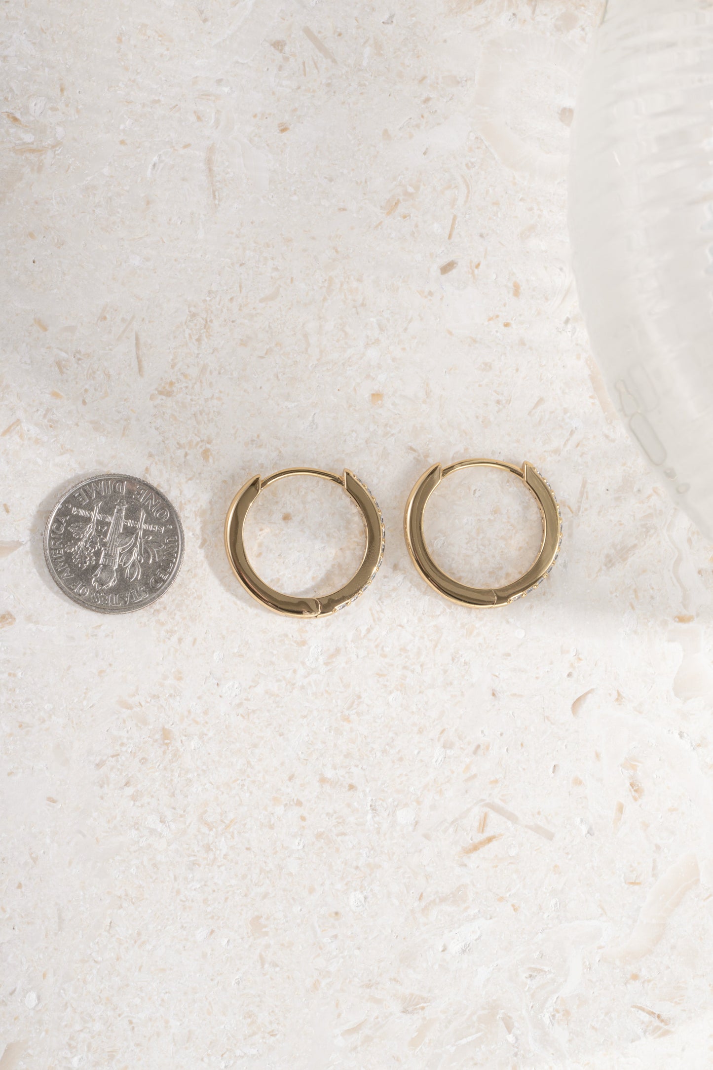16mm Diamond Huggies (Multiple Sizes Available)