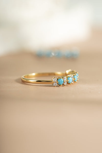 Turquoise Stephanie Stacking Ring