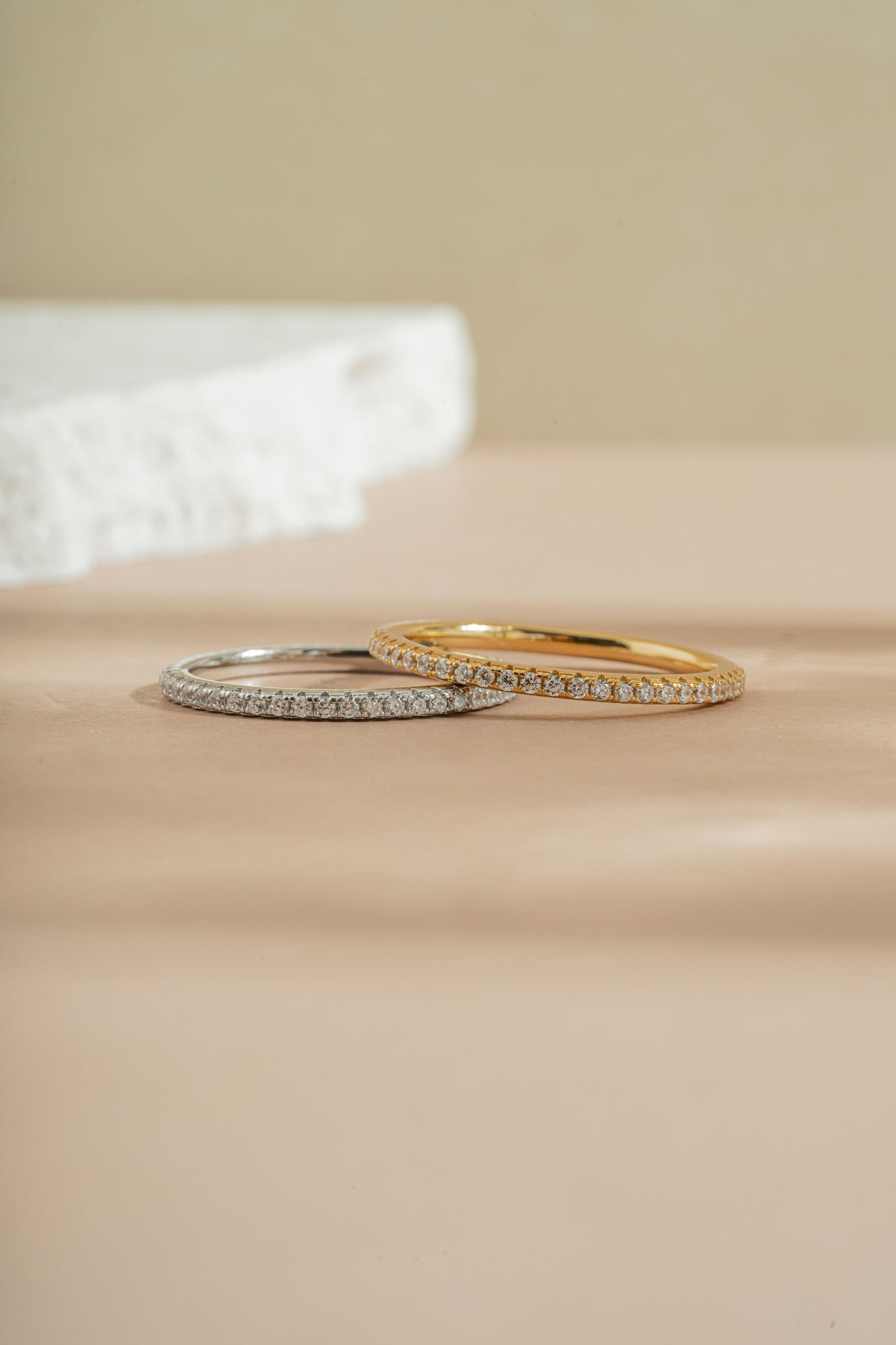Diamond Birthstone Eternity Rings