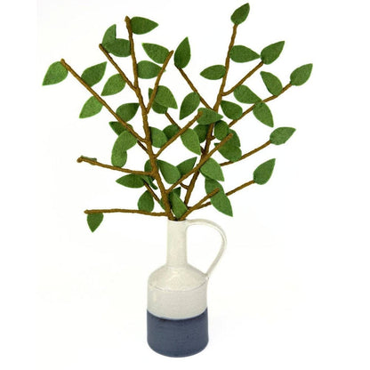 Handmade Felt Leaves Branch- Sold Individually