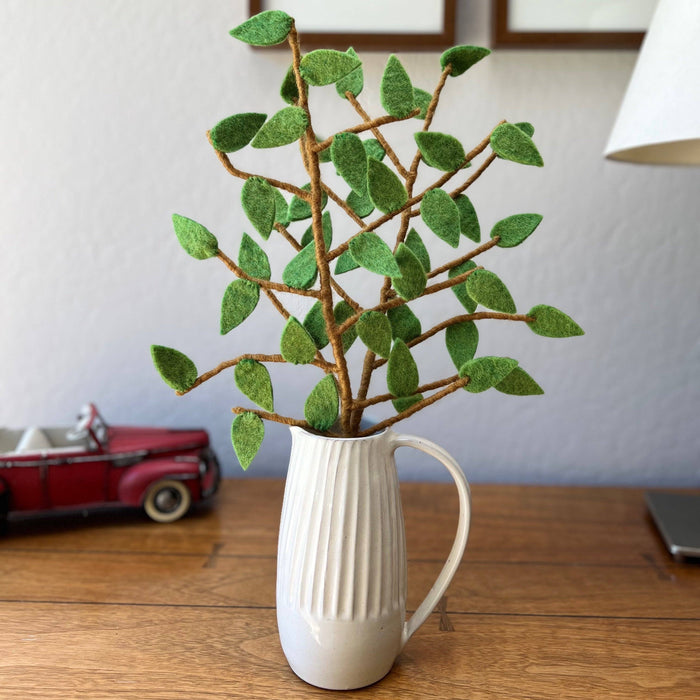 Handmade Felt Leaves Branch- Sold Individually