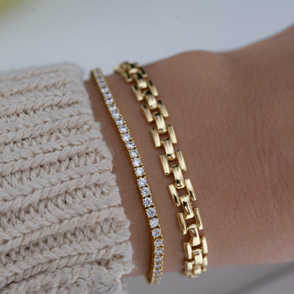 Tennis Bracelet w Latch