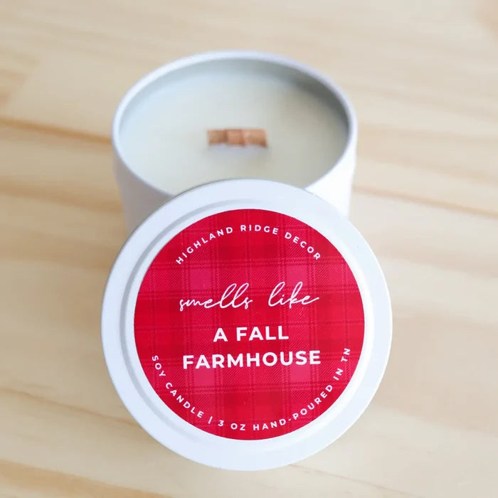 Highland Ridge Fall Scented Candles- Assorted Scents/ Sizes