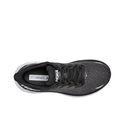 Running shoe, dark gray upper with laces and padded tongue detail