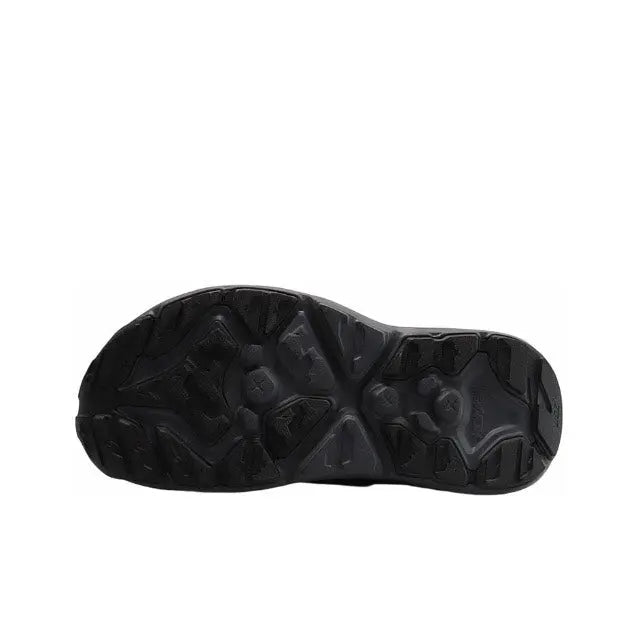 Hoka Hopara black rubber outsole tread with molded traction lugs