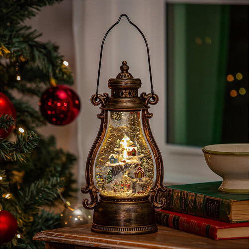 Holiday Scene Lantern