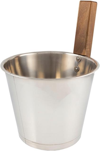 House sauna bucket steel with pine handle 5L - Soposopo