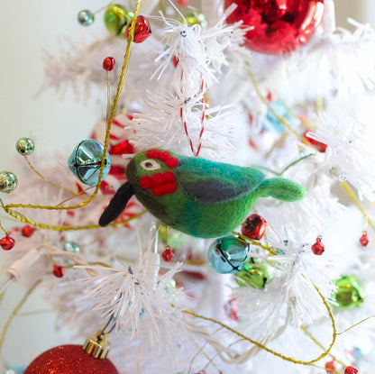 Hummingbird Felt Wool Ornament