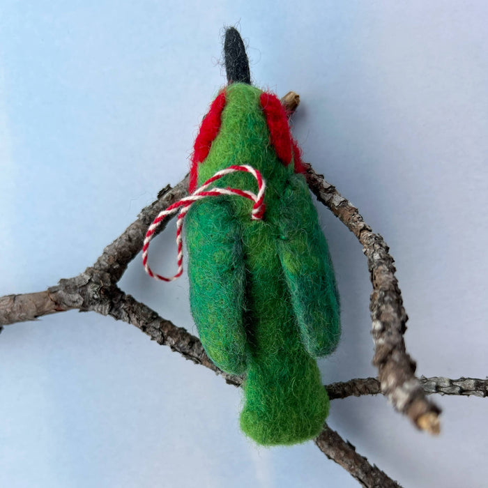 Hummingbird Felt Wool Ornament