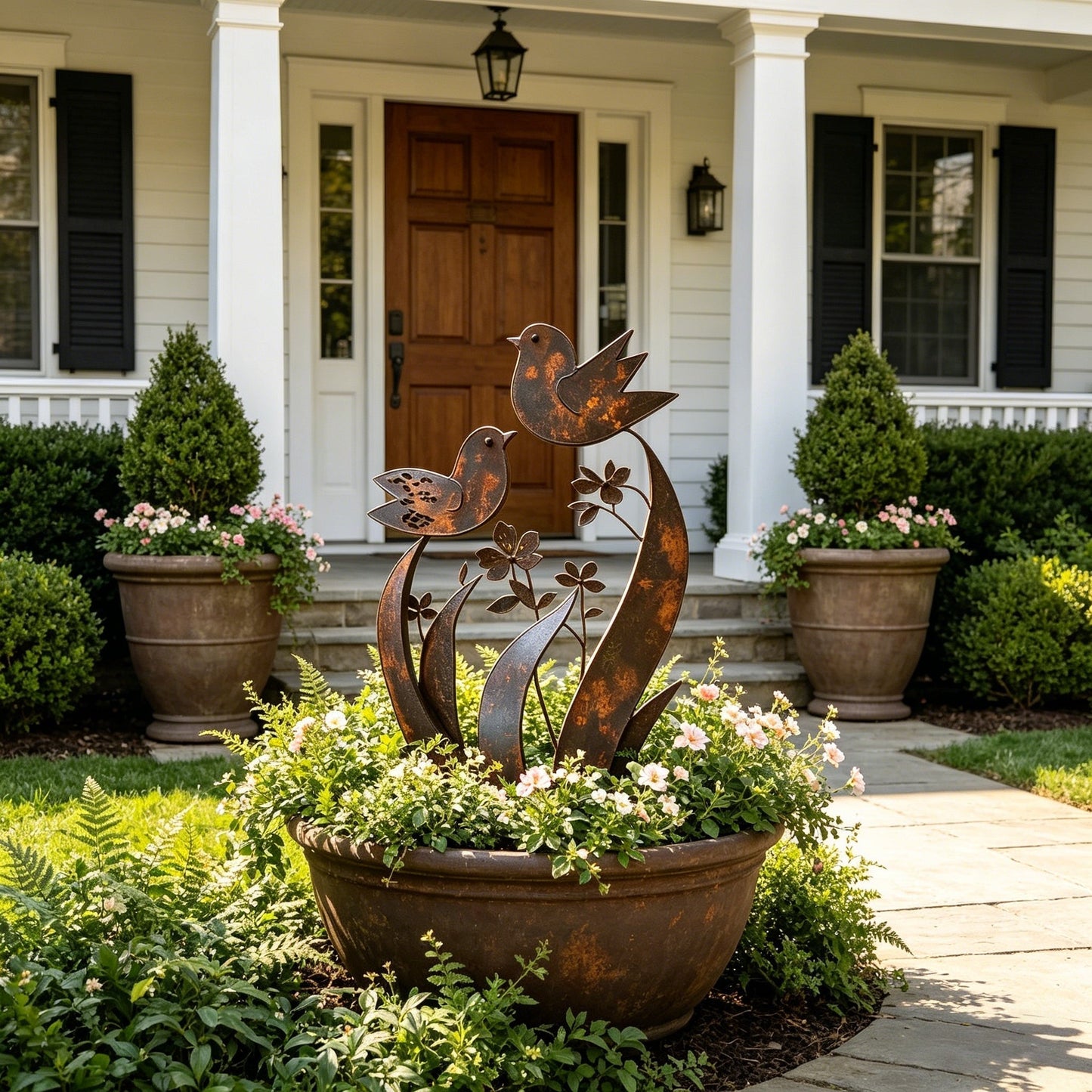 ü¶ãü¶ã2026 Mother's Day Gifts 50% Off--üíñüéÅBird & Wildflower Metal Garden Stake