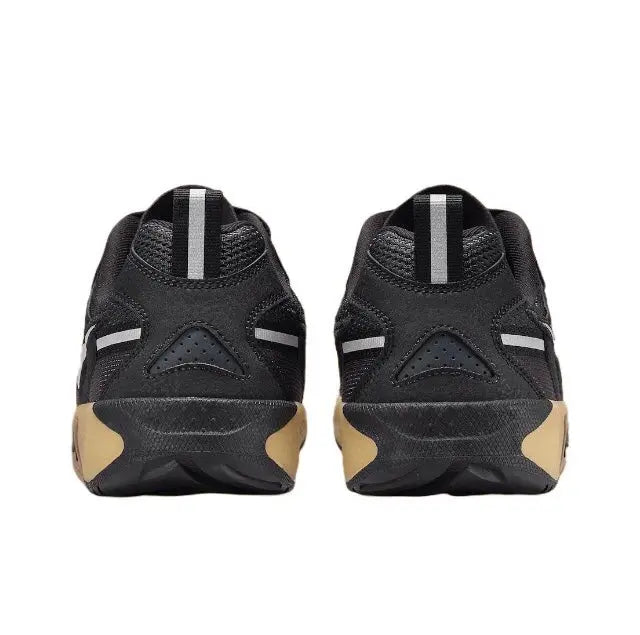 Nike Jam sneakers in black with heel tab and gum midsole