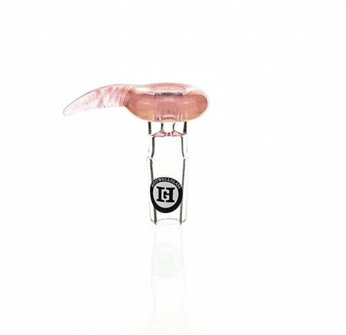 Joe Madigan Mini Bowl with Mini Hook Pink - Premium Glass Accessory for Dry Herb
