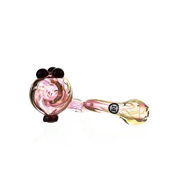Joe Madigan Sherlock Red Dots premium glass handpipe - Smoke Spot Smoke Shop