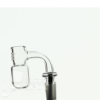 Joel Halen 90 Deg 14 mm T2 American Quartz Banger - Smoke Spot Glass