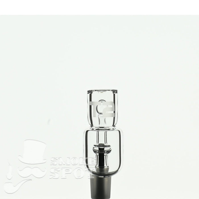 Close-up of Joel Halen 90 Deg 14 mm T2 Quartz Banger - Smoke Spot
