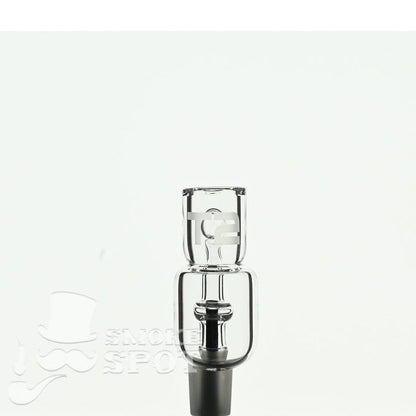 Close-up of Joel Halen 90 Deg 14 mm T2 Quartz Banger - Smoke Spot