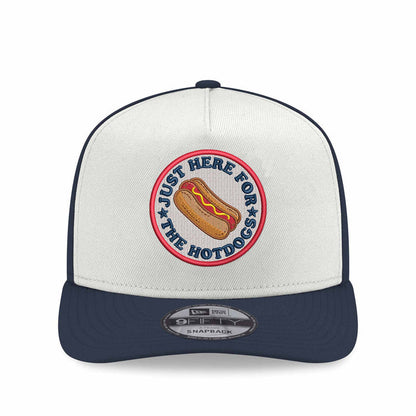 Just Here For The Hot Dogs New Era 250th 4th of July 9FIFTY A-Frame Adjustable Cap