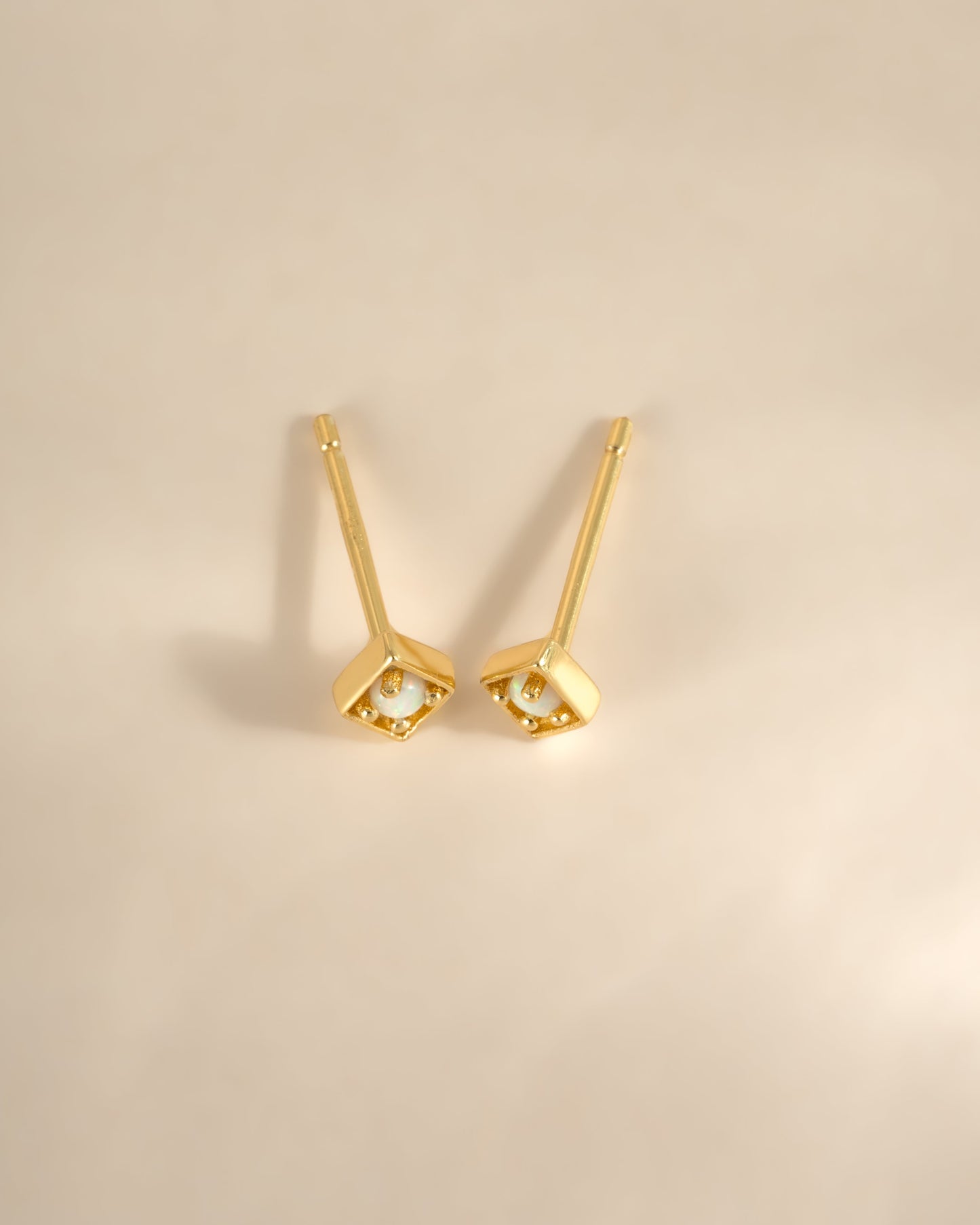 Kite Shaped Opal Studs
