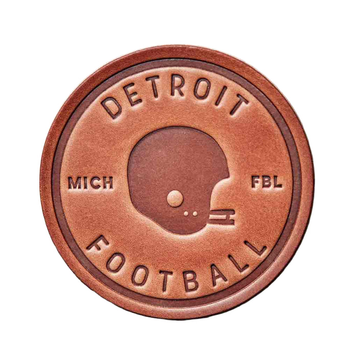 Leather Coasters - City Bird