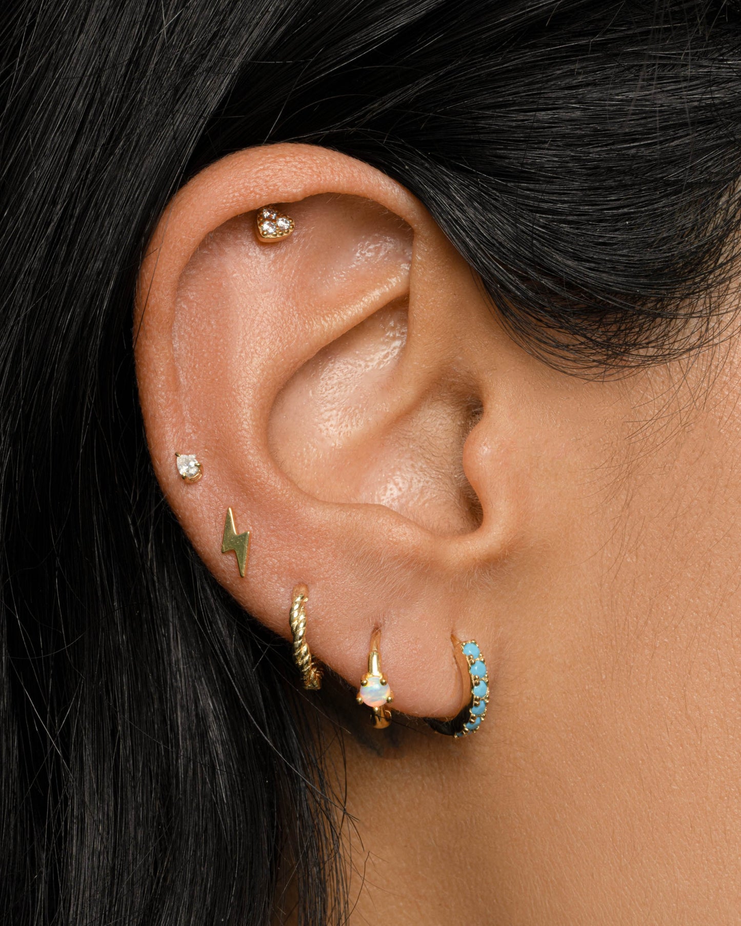 Lightning Bolt Studs