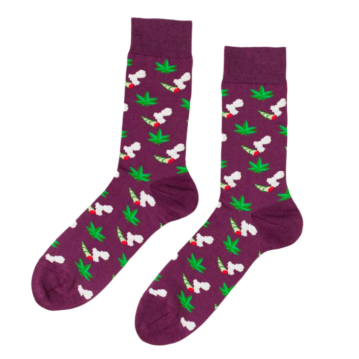 Men's Crew Socks - City Bird
