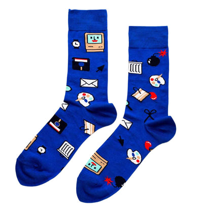 Men's Crew Socks - City Bird