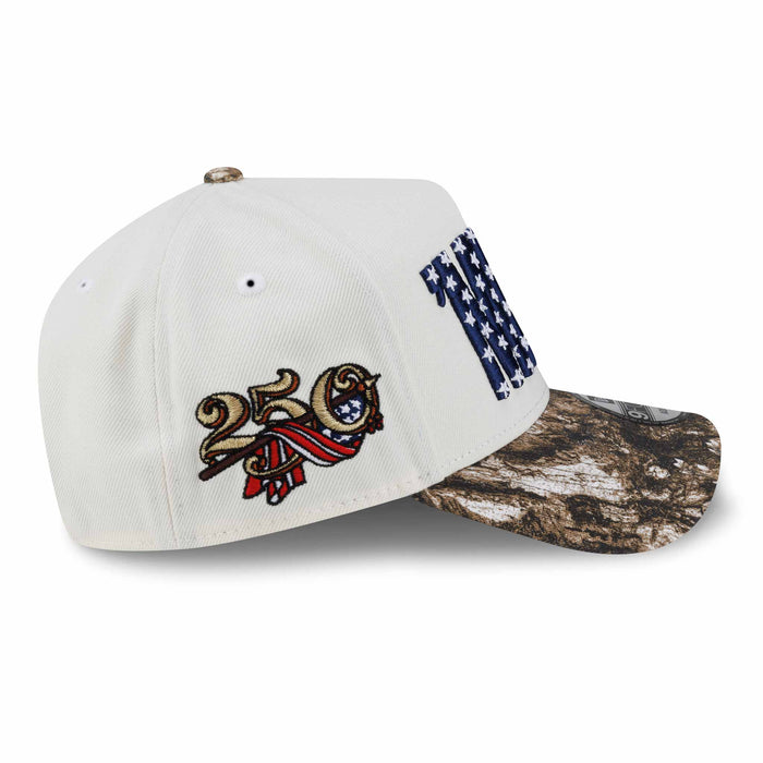 Merica New Era 2026 250th Fourth of July Cream Camo 9FORTY A-Frame Adjustable Cap