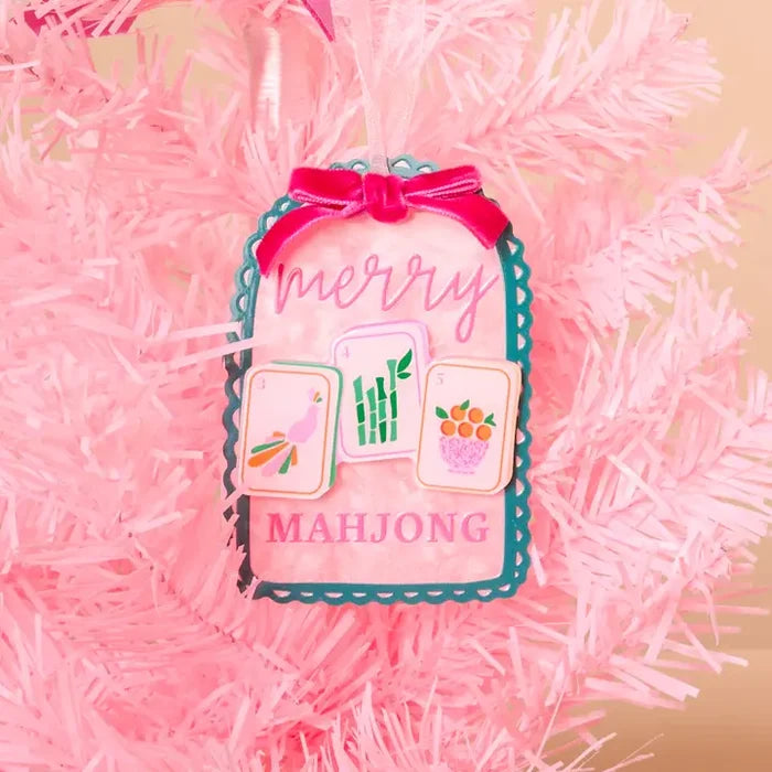 Merry Mahjong Acrylic Ornament