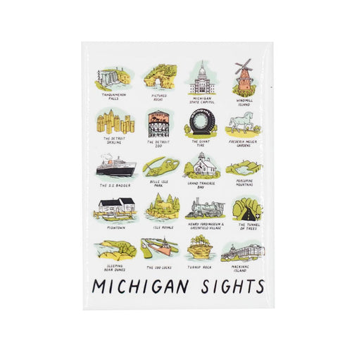 Michigan Sights Magnet - City Bird